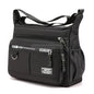 Mens Large Messenger Bag - Black