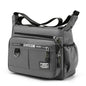 Mens Large Messenger Bag - Grey