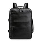 Mens Leather Work Backpack - Black