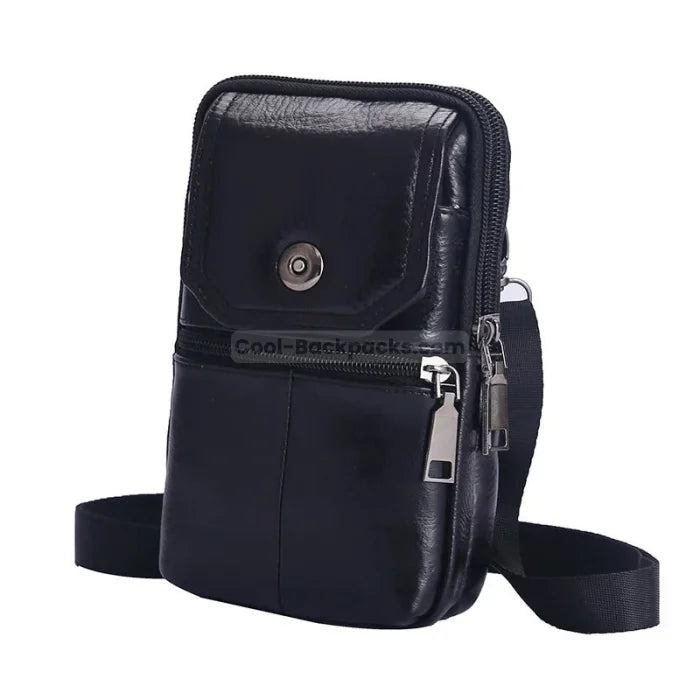 Men’s Mini Messenger Bag - Black