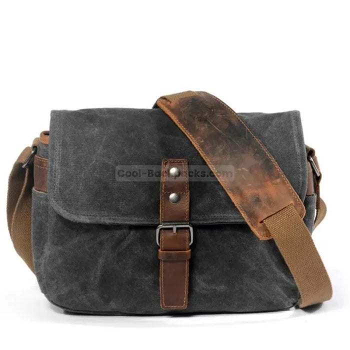 Mens Retro Bag - Darkgrey