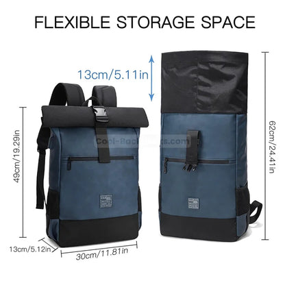 Mens Roll Top Backpack