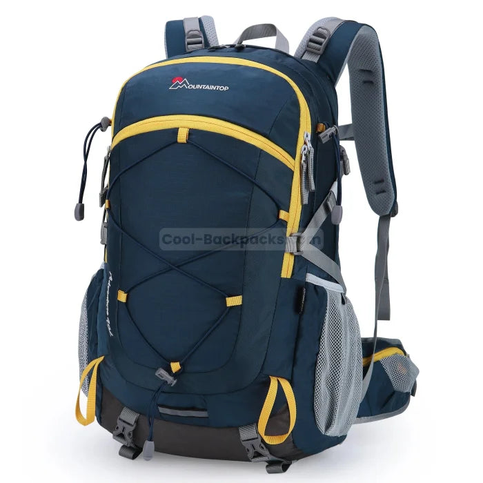 Mens Ski Backpack - Blue and Yellow