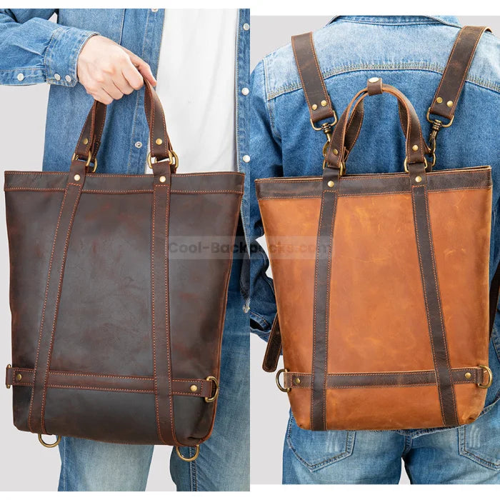 Mens Tote Backpack