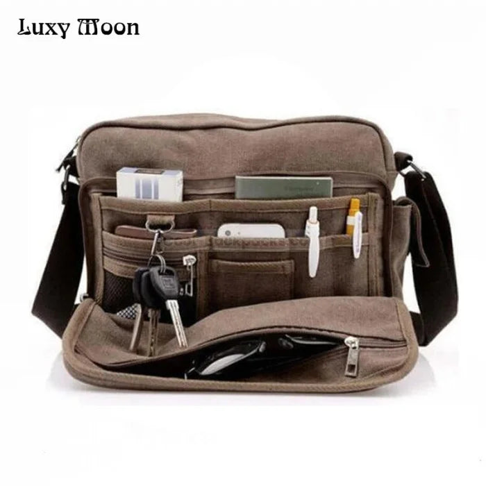 Mens Travel Messenger Bag