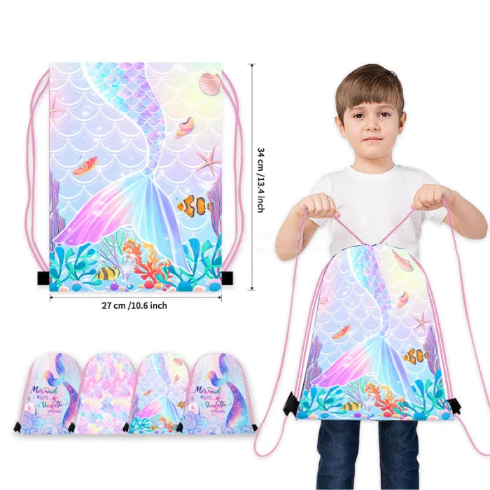 Mermaid Drawstring Backpack