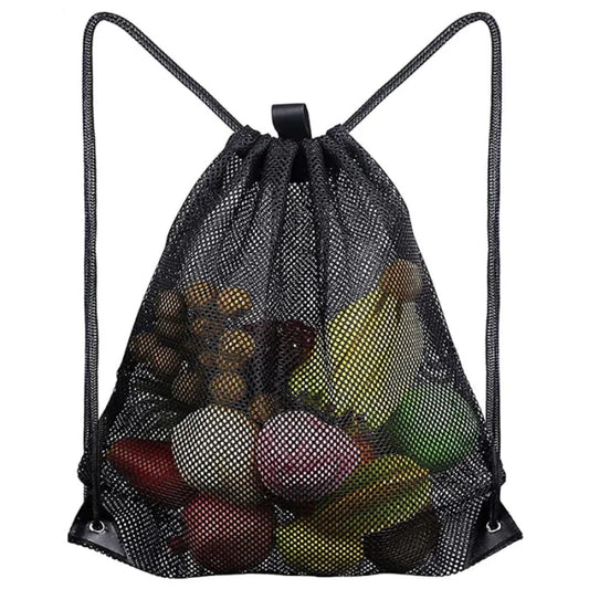 Mesh Drawstring Backpack