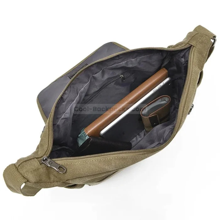 Messenger Bag with Drink Holder