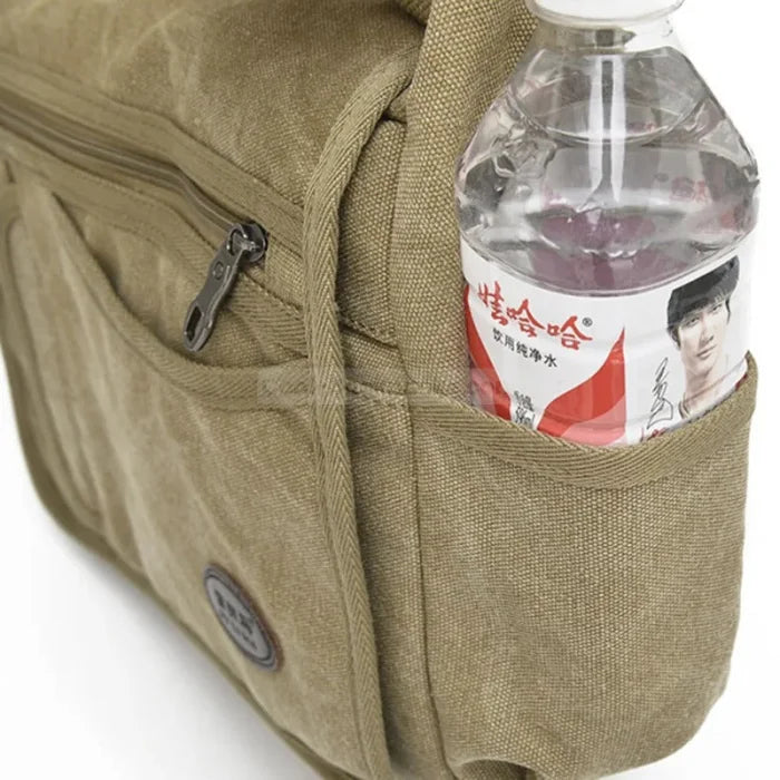 Messenger Bag with Drink Holder