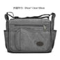 Messenger Bag with Drink Holder - Gray