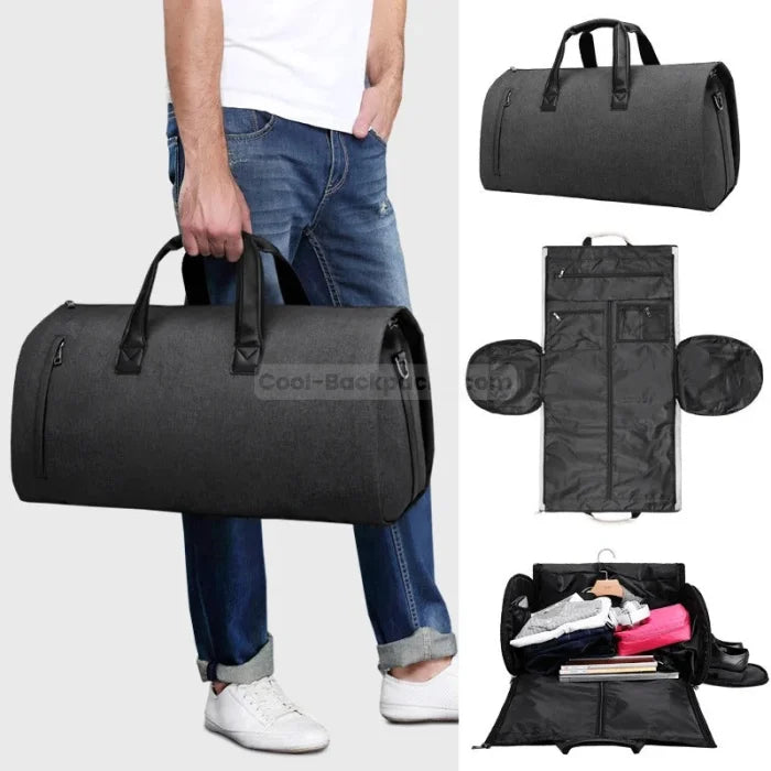 Messenger Bag with Shoe Compartment