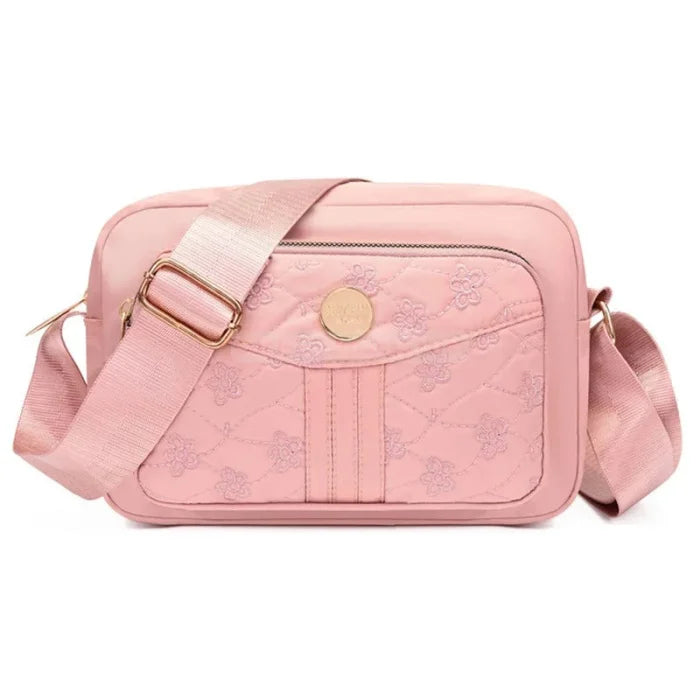 Messenger Bag with Strap - Pink