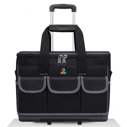 Messenger Bag with Wheels - Black / 15