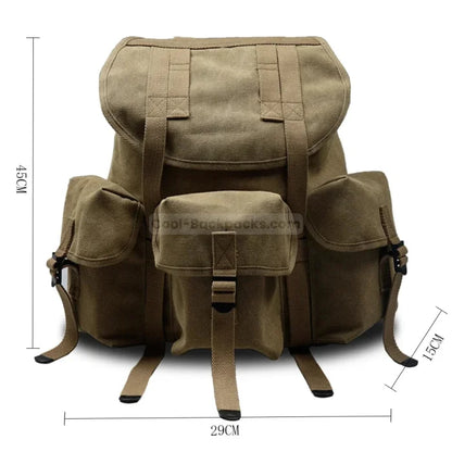 Military Canvas Backpack