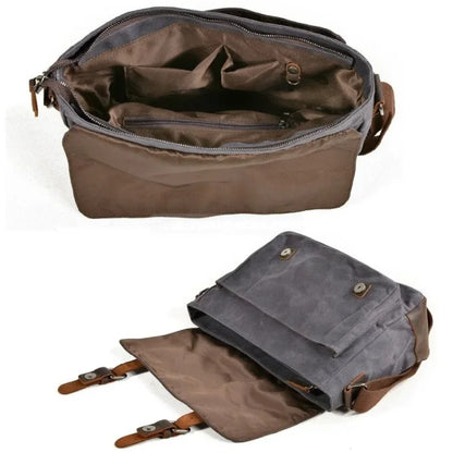 Military Canvas Messenger Bag