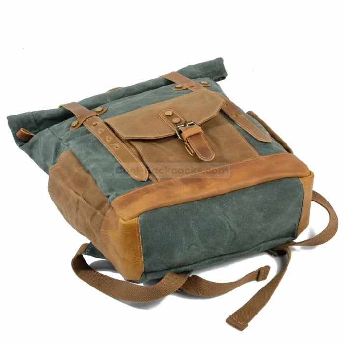 Military Roll Top Backpack