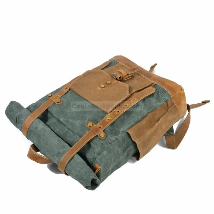 Military Roll Top Backpack