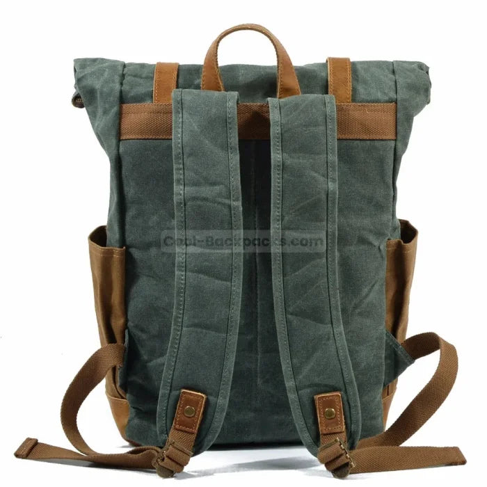 Military Roll Top Backpack