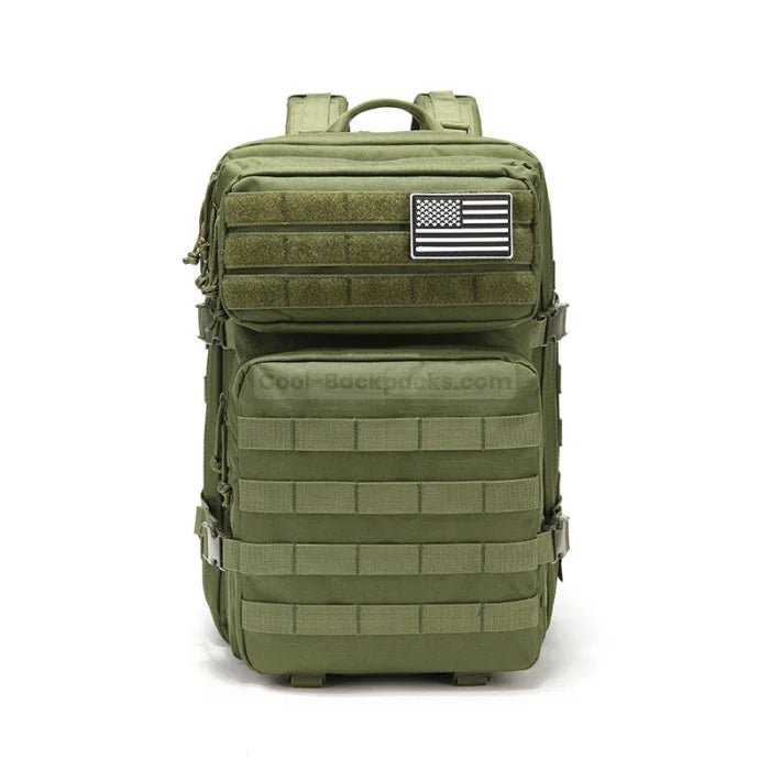 Military Style Camera Backpack - Army Green