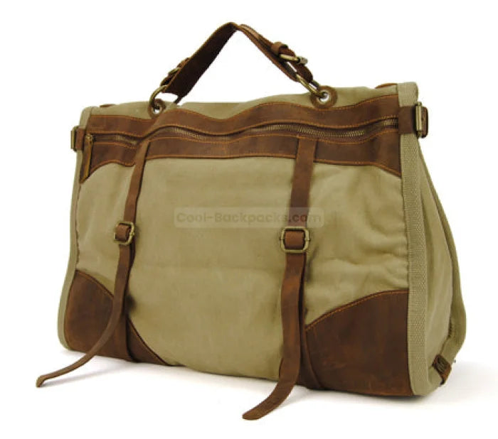 Military Style Duffel Bag - Khaki