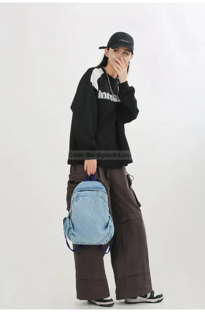 Mini Backpack Denim