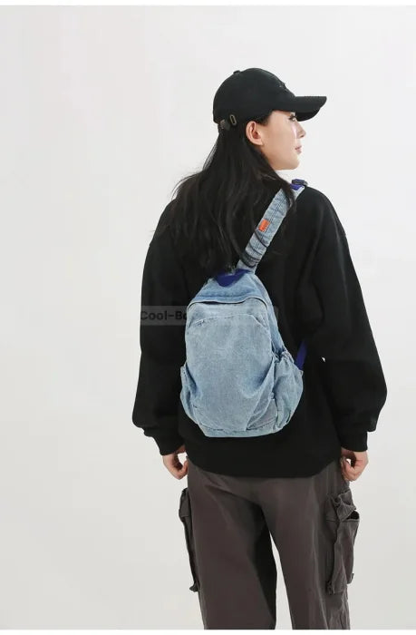 Mini Backpack Denim