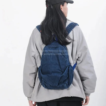 Mini Backpack Denim - Navy