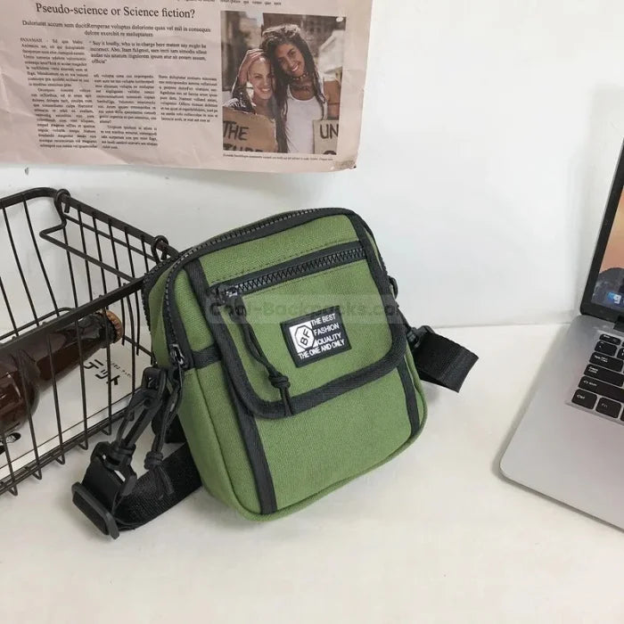 Mini Messenger Bag - Green