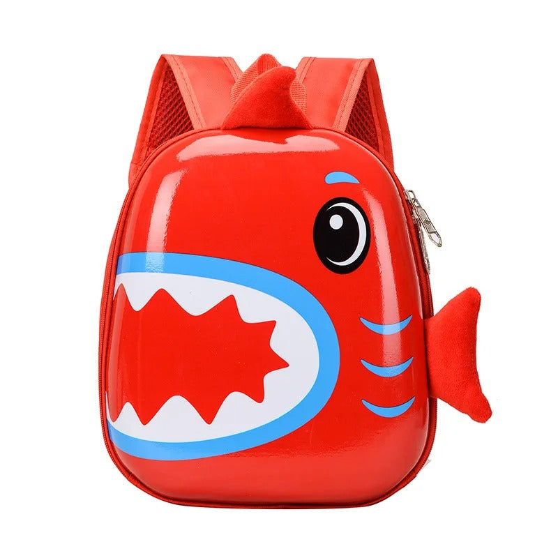 Mini Shark Backpack - Red