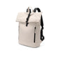 Minimalist Roll Top Backpack - Beige