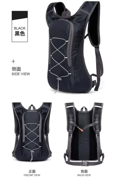 Minimalist Running Backpack - Black