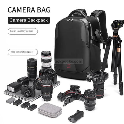 Modern Camera Backpack - Black