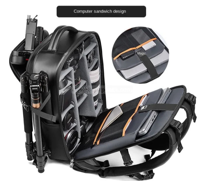 Modern Camera Backpack - Black