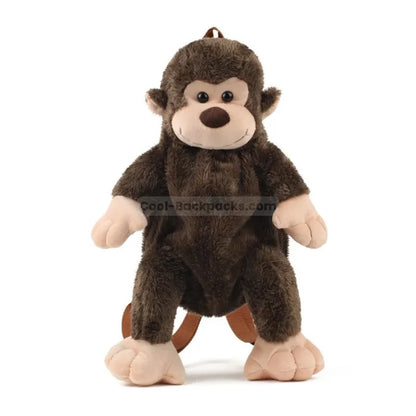 Monkey Plush Backpack - 38Cm