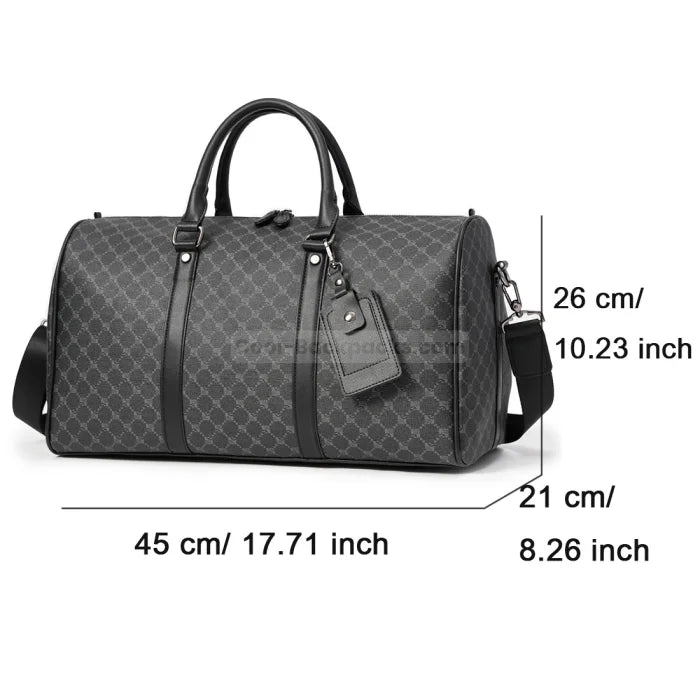 Monogram Duffel Bag - Black