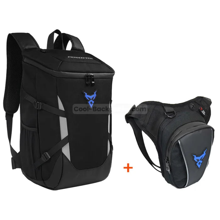 Motorcycle Riding Backpack - Blue