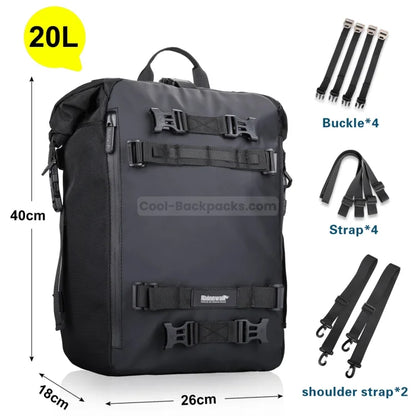 Motorcycle Tail Bag - 20L