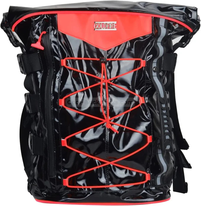 Motorcycle Travel Backpack - Shining Red