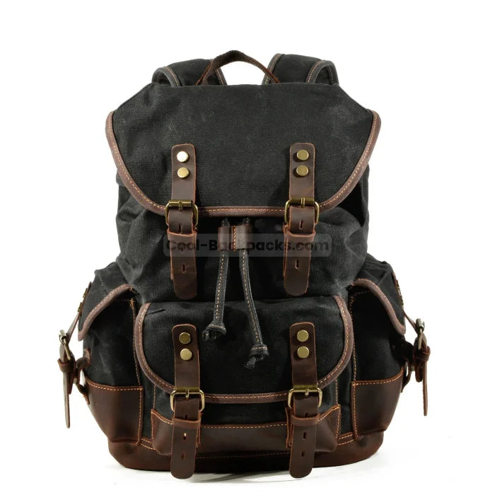 Navy Rucksack - Black