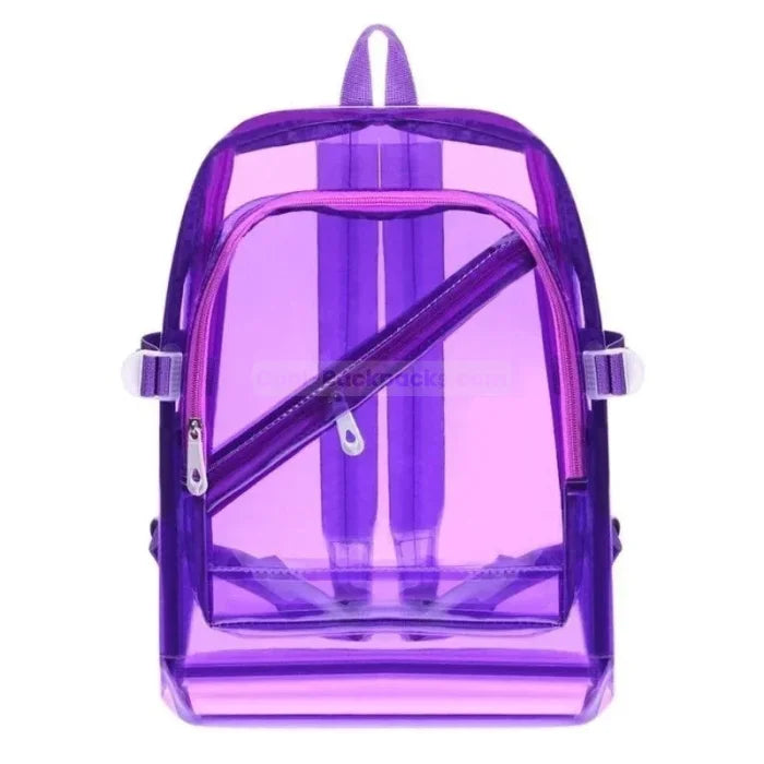 Neon Color Backpack - Purple