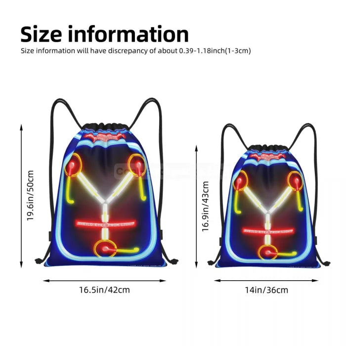 Neon Drawstring Backpack