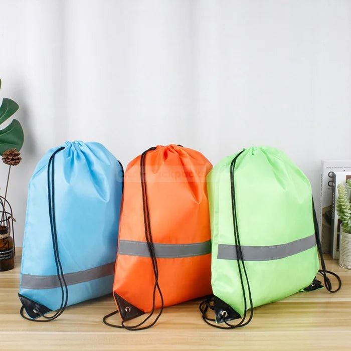 Nylon Drawstring Backpack