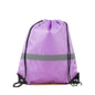 Nylon Drawstring Backpack - Light Purple