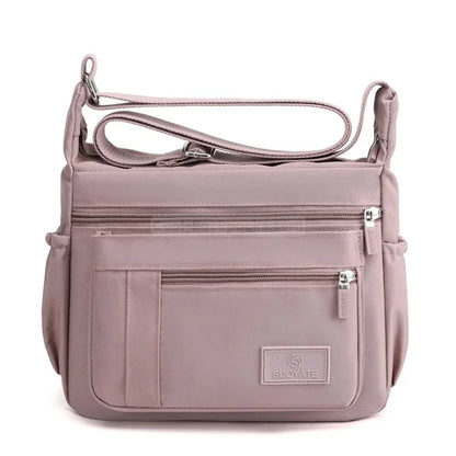 Nylon Messenger Bag - Lavender