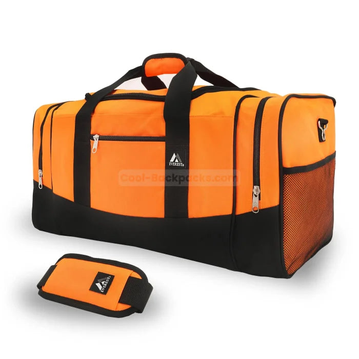 Orange Duffel Bag - Orange