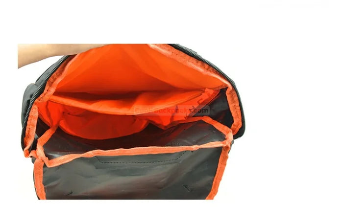 Orange Motorcycle Backpack