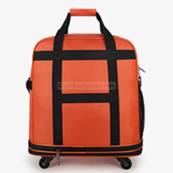 Orange Rolling Backpack