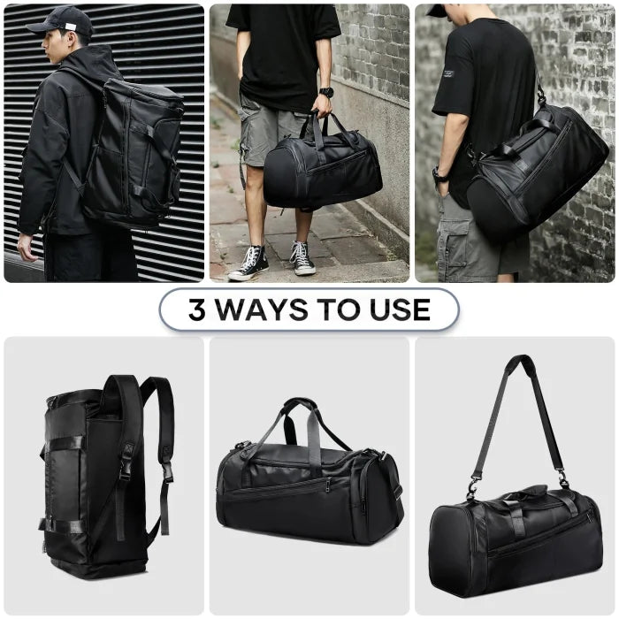 Organized Gym Backpack - Black