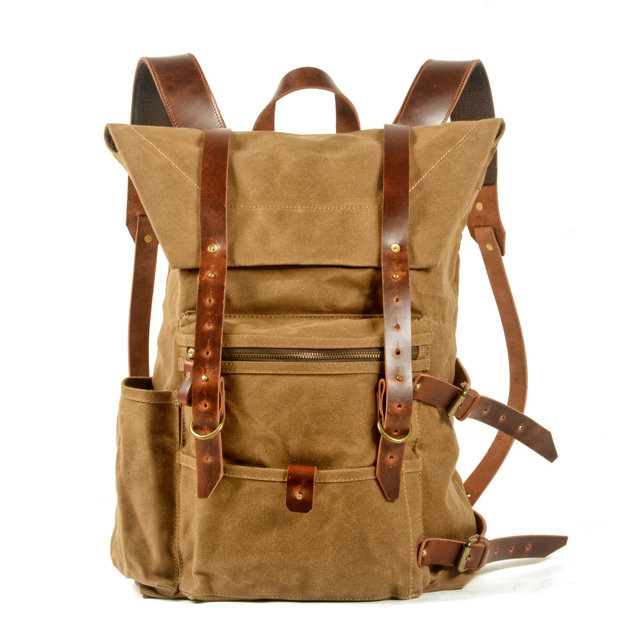 Canvas Roll Top Backpack