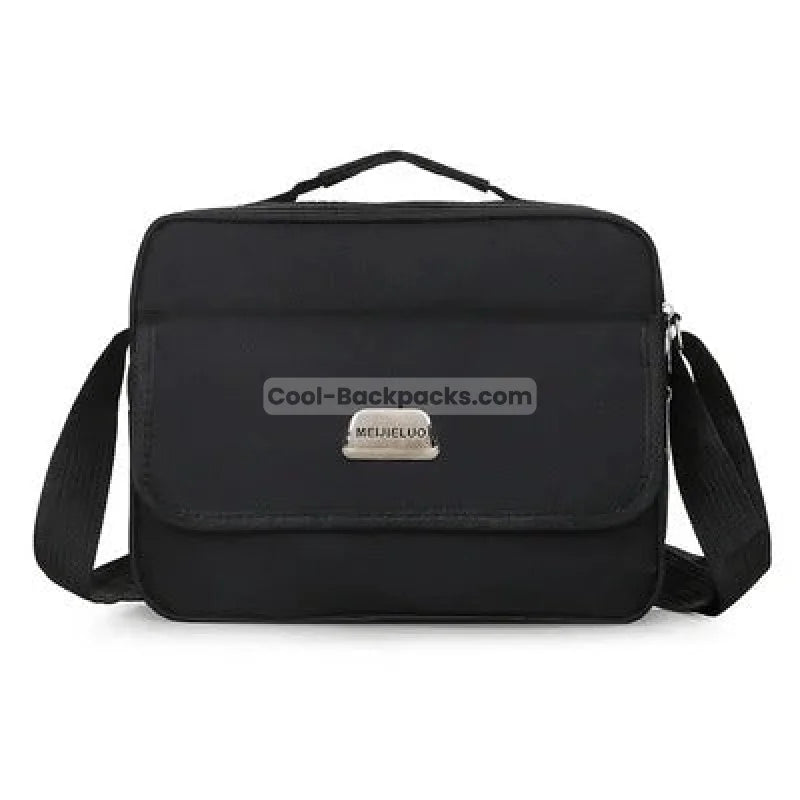 Packable Messenger Bag - Black / S
